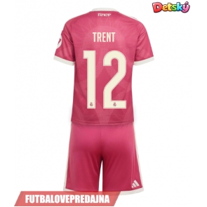 Lacne Dětský Futbalové dres Real Madrid Alexander-Arnold #12 2026-27 Krátky Rukáv - Tretina (+ trenírky)
